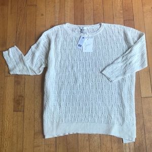 NWT Joie ivory sweater